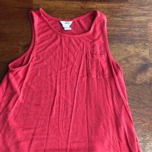 Coral tank top
